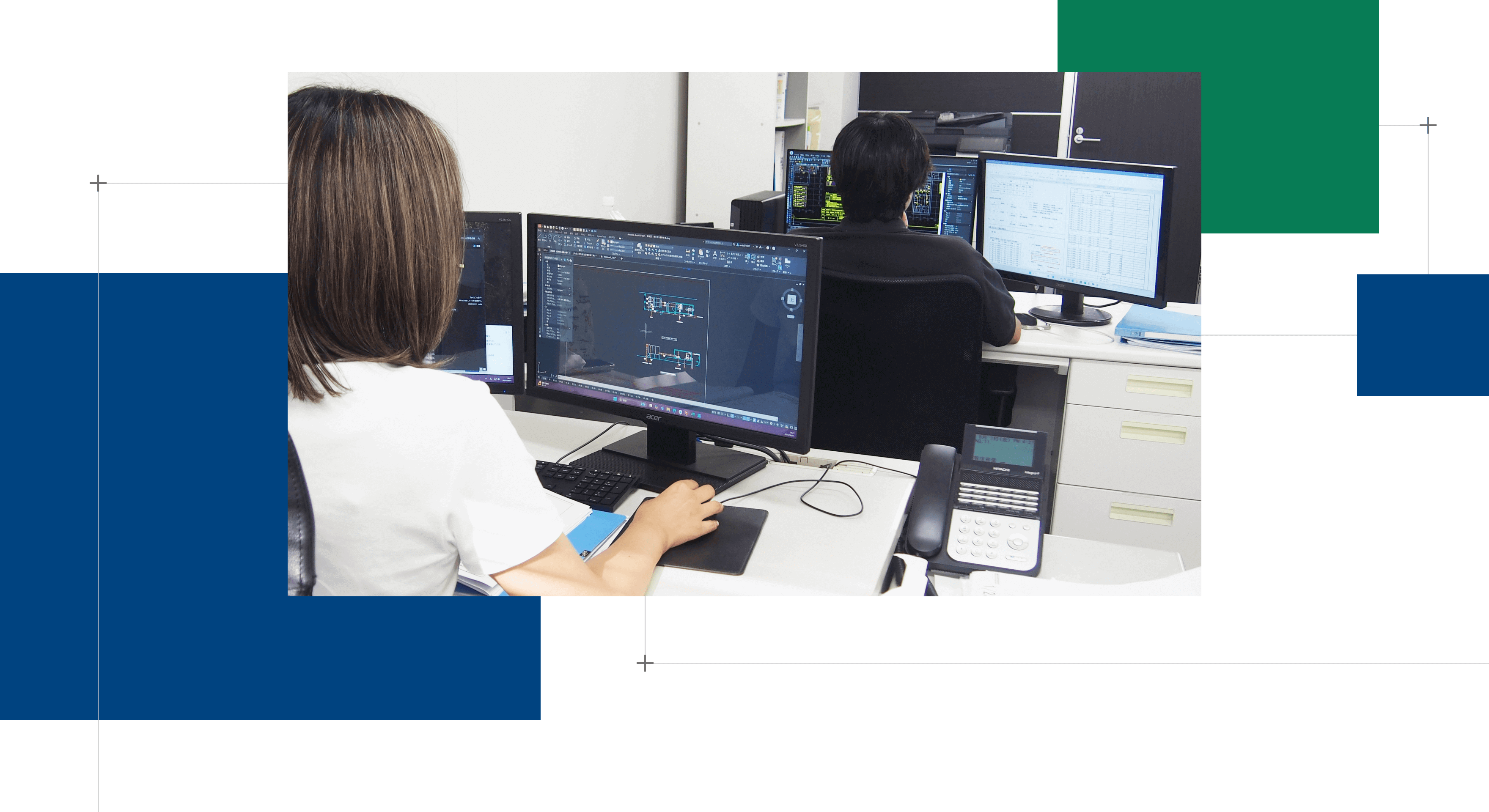 ライク設備設計社内風景